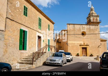 rectoria, Parròquia de Santa Eugènia, Santa Eugenia, Mallorca, balearen, Spanien Stockfoto