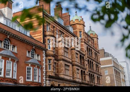 Beeindruckende Ziegelsteine in London Stockfoto