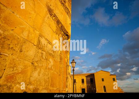 Portal tapiado en la plaza del mirador, Catedral de Mallorca , siglo XIII, Monumento Histórico-artístico, Palma, mallorca, islas baleares, España, eu Stockfoto