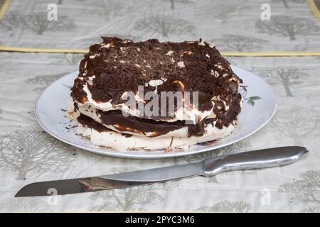 Österreichischer Schokoladenkuchen Stockfoto