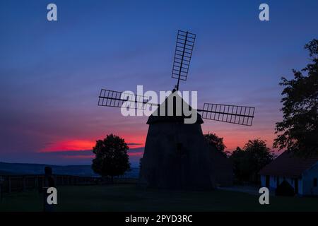 Windmühle Kuzelov, Südmähren, Tschechische Republik Stockfoto