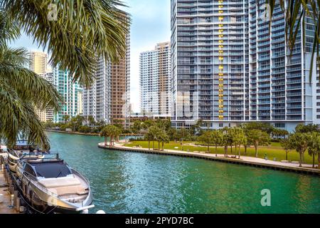 Wohnhäuser in miami, florida Stockfoto