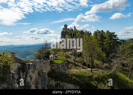 Hexenpass in San Marino Stockfoto