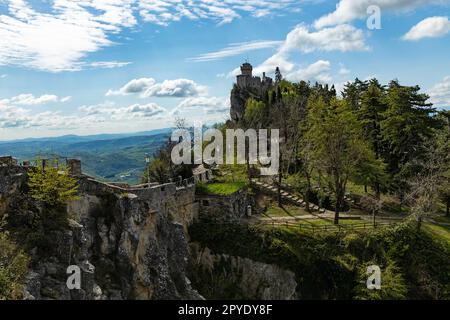 Hexenpass in San Marino Stockfoto