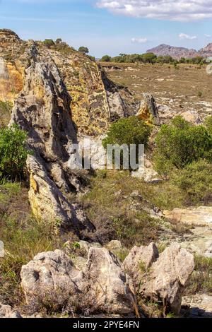 Isalo-Nationalpark in der Ihorombe-Region, Madagaskar Stockfoto