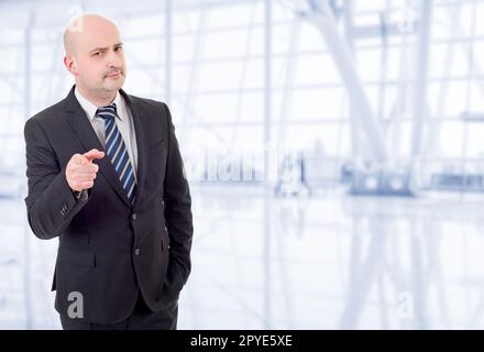 Auf das Büro zeigen Stockfoto