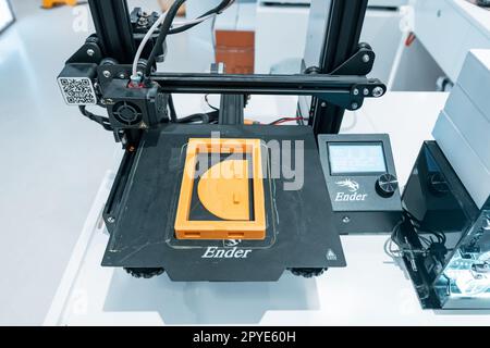 13 January 2023, VAE, Dubai: 3D Printing modern and futuristic Technology Stockfoto
