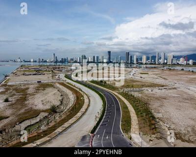 Luftaufnahme Andamaneninsel in Entwicklung Stockfoto