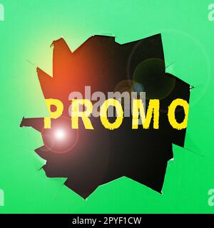 Konzeptionelle Anzeige Promo. Geschäftsansatz – eine Reihe von Schritten, die zum Erledigen von Aufgaben ergriffen werden müssen Stockfoto