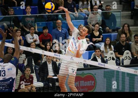 Allianz Cloud, Mailand, Italien, 03. Mai 2023, JEAN PATRY (POWER VOLLEY MILANO) beim Finale des 3. Platzes – Allianz Milano gegen Gasverkauf Bluenergy Piacenza – Volleyball Italian Serie A Men SuperLeague Championship Credit: Live Media Publishing Group/Alamy Live News Stockfoto