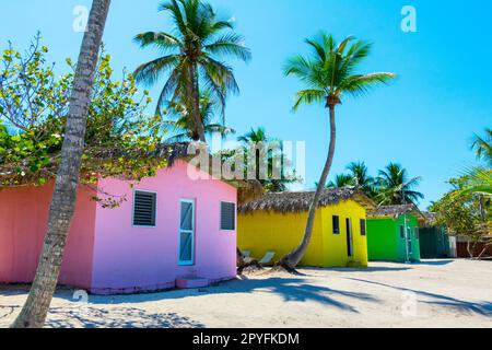 Catalina Island oder Isla Catalina ist eine tropische Insel, 1,5 Meilen vom Festland entfernt in der südöstlichen Ecke der Dominikanischen Republik, nahe La Stockfoto