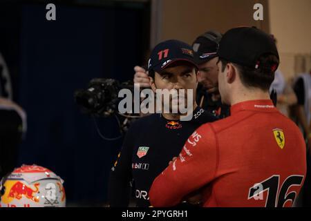 MANAMA, BAHRAIN, Sakhir Circuit, 4. März 2023: Nr. 11. Sergio PEREZ Mendoza, MEX, Oracle Red Bull Racing, während des Bahrain Formel 1 Grand Prix bei Stockfoto