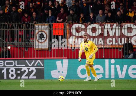 Monza, Italien - 03./05. Mai 2023, Michele Di Gregorio (AC Monza) während der italienischen Meisterschaft Serie A Fußballspiel zwischen AC Monza und AS Roma am 3. Mai 2023 im U-Power Stadium in Monza, Italien - Foto Luca Rossini/E-Mage Stockfoto