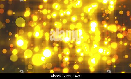 Glitzernde Goldpartikel Stockfoto