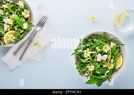 Salatquelle Stockfoto