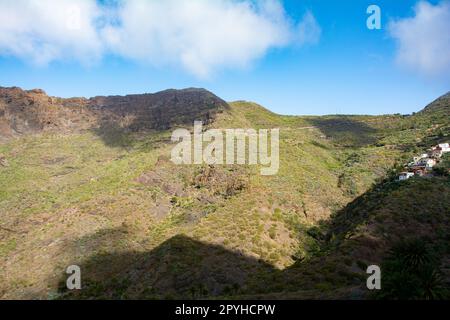 Das Dorf Masca in den Bergen auf Teneriffa in Spanien Stockfoto