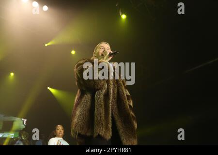 Mailand, Italien. 03. Mai 2023. Macklemore live auf der Bühne während Macklemore - The Ben Tour, Musikkonzert in Mailand, Italien, Mai 03 2023 Kredit: Independent Photo Agency/Alamy Live News Stockfoto