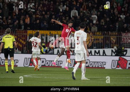 Monza, Italien. 04. Mai 2023. Pablo Mari (AC Monza) während der italienischen Meisterschaft ein Fußballspiel zwischen AC Monza und AS Roma am 4. Mai 2023 im U-Power-Stadion in Monza, Italien - Photo Alessio Morgese / E-Mage Credit: Alessio Morgese/Alamy Live News Stockfoto