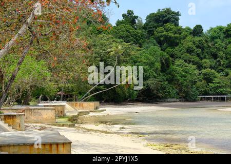 Indonesia Batam - Beach Nongsa Village Stockfoto