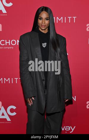 Ciara nimmt am 03. Mai 2023 in New York City an den jährlichen ACE Awards 27. in der Cipriani 42. Street Teil. Stockfoto