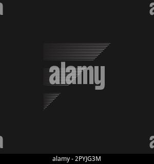 Designvorlage für das Logo mit dem ersten Buchstaben „F“. Designelement „Logo mit Buchstabe F“. Stock Vektor