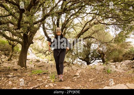 Valle de Colonya, pollencala, Sierra de Tramuntana, Mallorca, Balearen, Spanien. Stockfoto