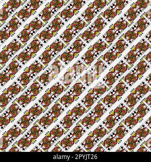 Abstraktes Muster der Spielkarten Stockfoto