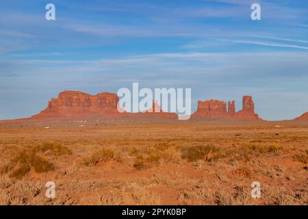 Monument Valley-Landschaft Stockfoto