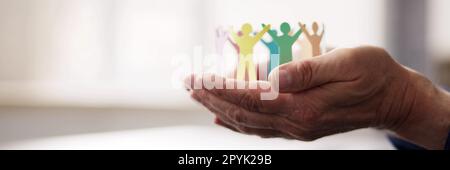 Inklusion Und Chancengleichheit. Unternehmensführung Stockfoto