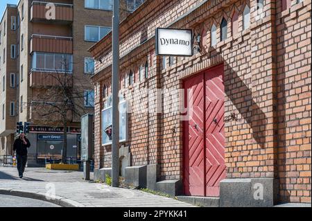 Musikbühne Dynamo im Kulturblock Hallarna (die Hallen) in Norrköping, Schweden Stockfoto