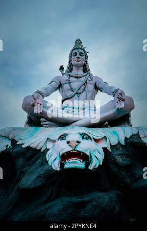 Statue von lord Shiva aus jedem Blickwinkel. Stockfoto