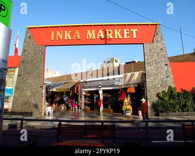 Inka Market, der lokale Markt in Miraflores, Lima, Südamerika Stockfoto