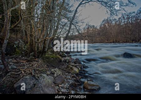 Aufnahmen aus und um Lock Tummel Stockfoto