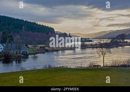 Aufnahmen aus und um Lock Tummel Stockfoto