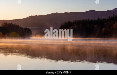 Aufnahmen aus und um Lock Tummel Stockfoto