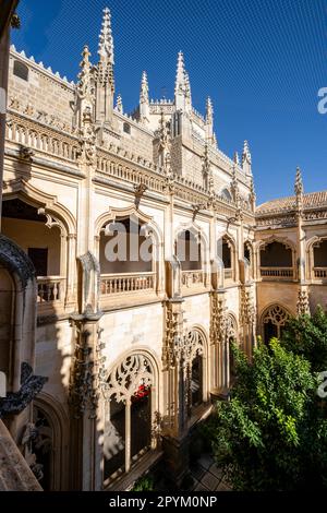 Oberes Kloster, Kloster San Juan de los Reyes, Toledo, Castilla-La Mancha, Spanien Stockfoto