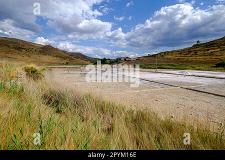 Salinas de Medinaceli , Medinaceli, Soria, comunidad autónoma de Castilla y León, Spanien, Europa Stockfoto