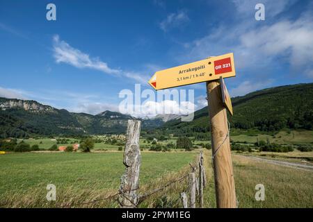 valle de Belagua, Isaba, Navarra, Spanien, Europa Stockfoto