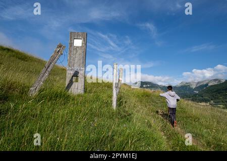 valle de Belagua, Isaba, Navarra, Spanien, Europa Stockfoto