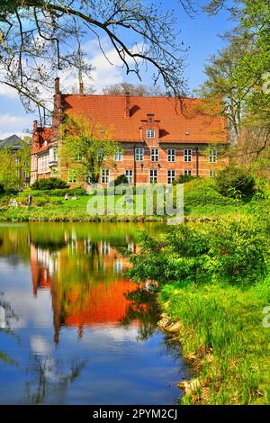 Burg Bergedorf in Hamburg Stockfoto