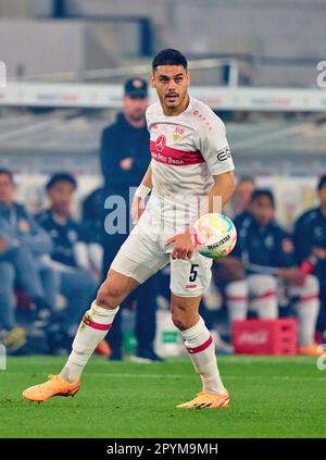 Stuttgart, Deutschland. 03. Mai 2023. Konstantinos MAVROPANOS, VFB 5 im Spiel VFB STUTTGART - EINTRACHT FRANKFURT 2-3 DFB-Pokal, deutscher Fußballpokal, Halbfinale am 03. Mai 2023 in Stuttgart. Season 2022/2023 Gutschein: Peter Schatz/Alamy Live News Stockfoto