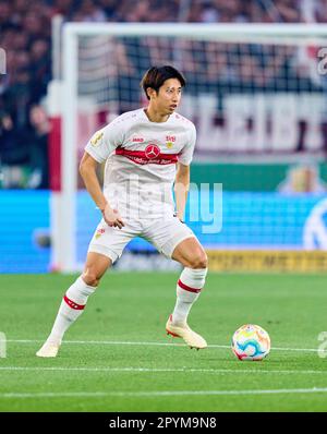 Stuttgart, Deutschland. 03. Mai 2023. Hiroki Ito, VFB 21 im Spiel VFB STUTTGART - EINTRACHT FRANKFURT 2-3 DFB-Pokal, deutscher Fußballpokal, Halbfinale am 03. Mai 2023 in Stuttgart. Season 2022/2023 Gutschein: Peter Schatz/Alamy Live News Stockfoto