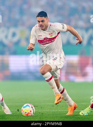Stuttgart, Deutschland. 03. Mai 2023. Konstantinos MAVROPANOS, VFB 5 im Spiel VFB STUTTGART - EINTRACHT FRANKFURT 2-3 DFB-Pokal, deutscher Fußballpokal, Halbfinale am 03. Mai 2023 in Stuttgart. Season 2022/2023 Gutschein: Peter Schatz/Alamy Live News Stockfoto