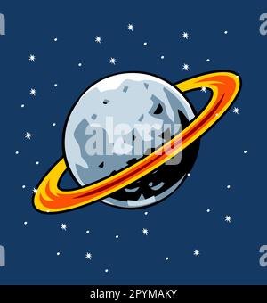 Cartoon-Planet Stock Vektor