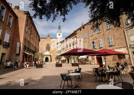 catedral de San Juan Bautista, siglo XIV-XVI, Perpignan, pirineos orientales, Francia, europa Stockfoto