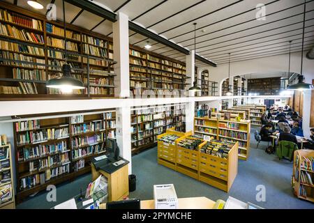 Biblioteca de Cultura Artesana, Centre Cultural la Misericòrdia, Palma de Mallorca, Mallorca, Balearen, Spanien Stockfoto