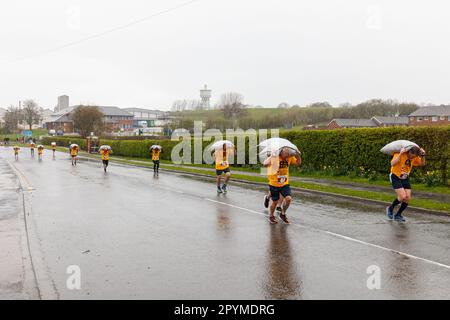 Teilnehmer der Kohleweltmeisterschaft 2023 Stockfoto