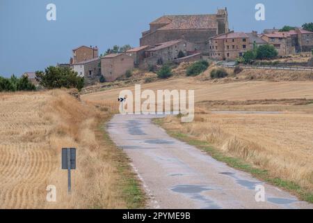 Iruecha, Sierra Solorio, Soria, comunidad Autónoma de Castilla y León, Spanien, Europa Stockfoto