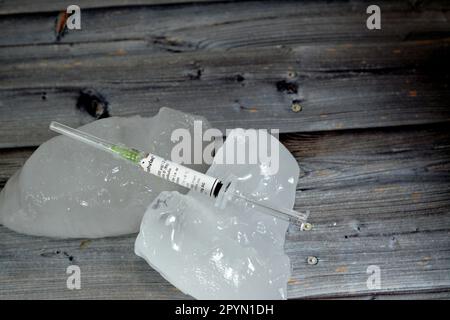 Kairo, Ägypten, Mai 2 2023: Humanes Anti-D (Rh)-Immunglobulin Rhophylac 300 μg Mikrogramm 1500 I.E. für intravenöse oder i.m. Stockfoto