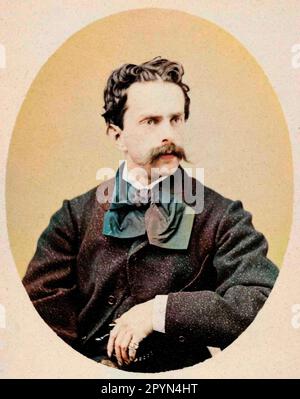 Portrait de Humbert Ier (Umberto I, 1844-1900), roi d'Italie - Umberto I (Italien) Stockfoto